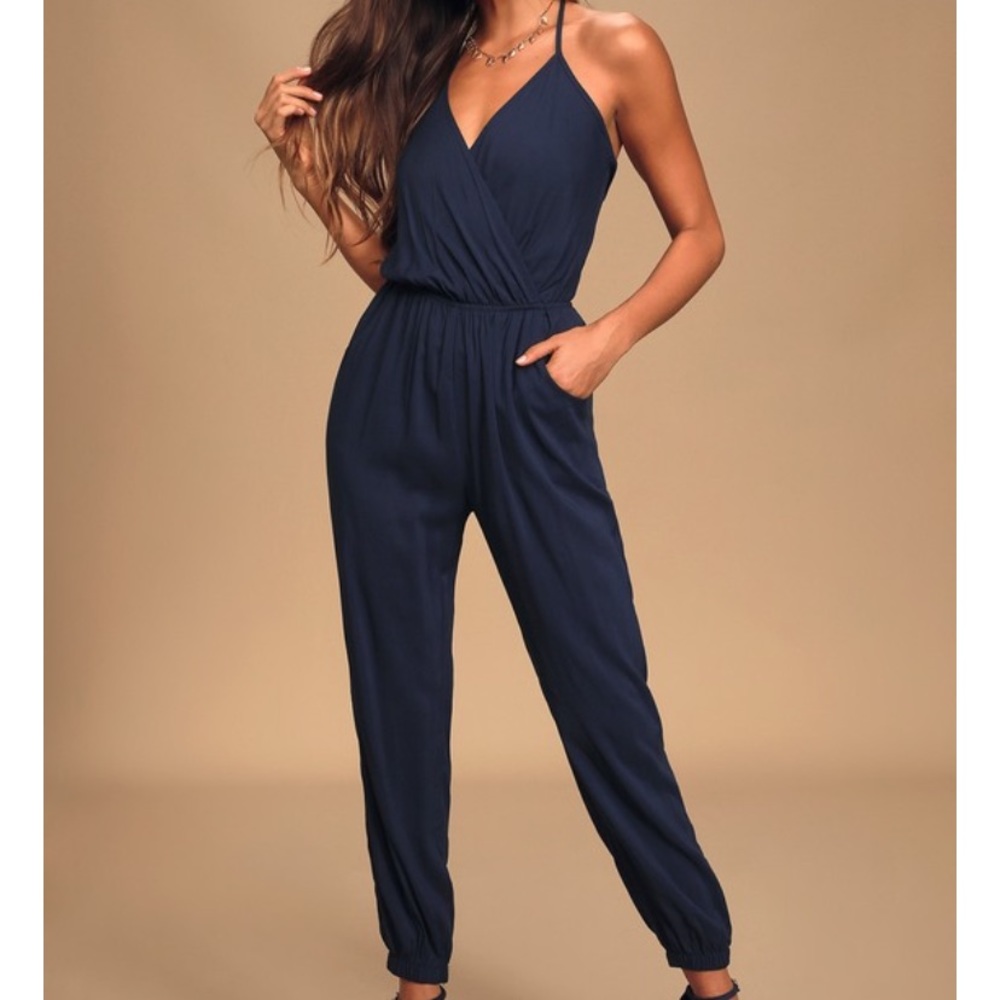 Black Halter Jumpsuit